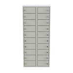 Шкаф абонентский 600x220x1400 mm на 20 ячеек