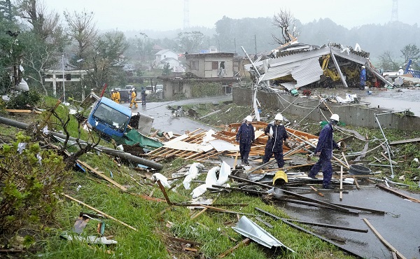 Тайфун Хагибис Япония