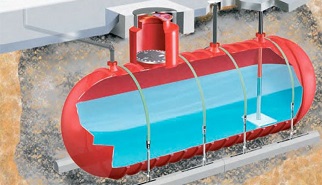 Подземные пожарные резервуары для хранения запаса воды